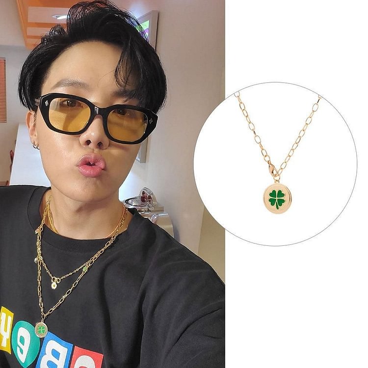 Dynamite J-HOPE Clover Necklace