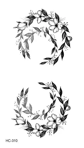 1 PC Geometric Planet Fashion Women Temporary Tattoo Sticker Water Transfer Tattoo Minimalist Small Sun Moon Design Fake Tattoo