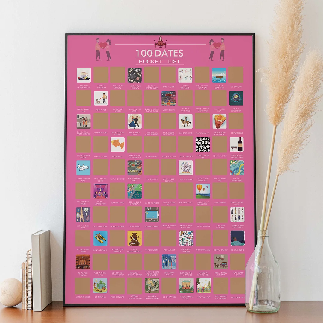100 Ideas Scratch Off Bucket list