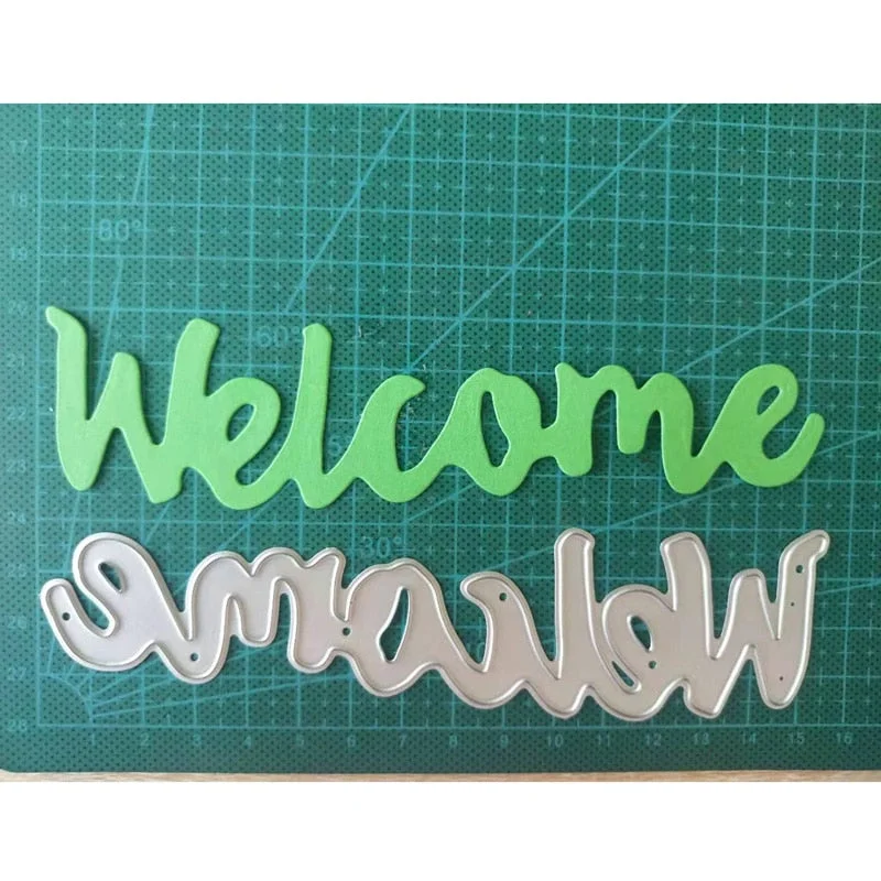 Buon Natale Set Metal Cutting Dies Letter Die Cut Christmas Stencil Scrapbooking Embossing 2019 New Craft Stamps And Dies