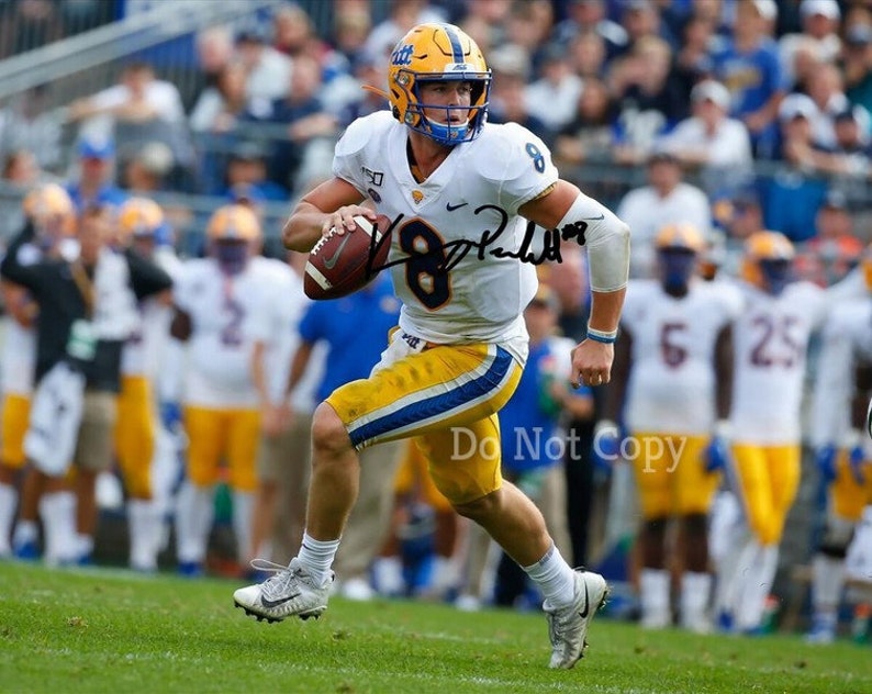 Kenny Pickett Signed Photo Poster painting 8X10 rp Autographed Picture Pitt Pittsburgh Panthers