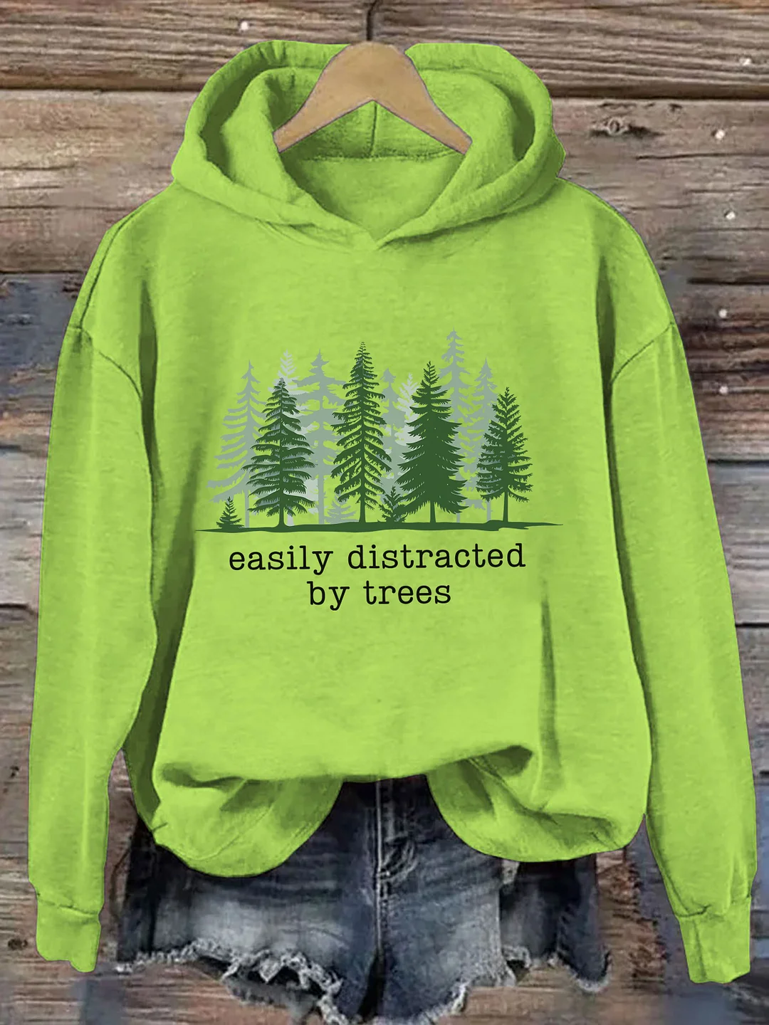 Easily Distracted By Trees Hoodie