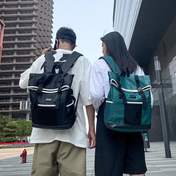 Japanese Style Fashion Schoolbag Personality Backpack For Men SP15051