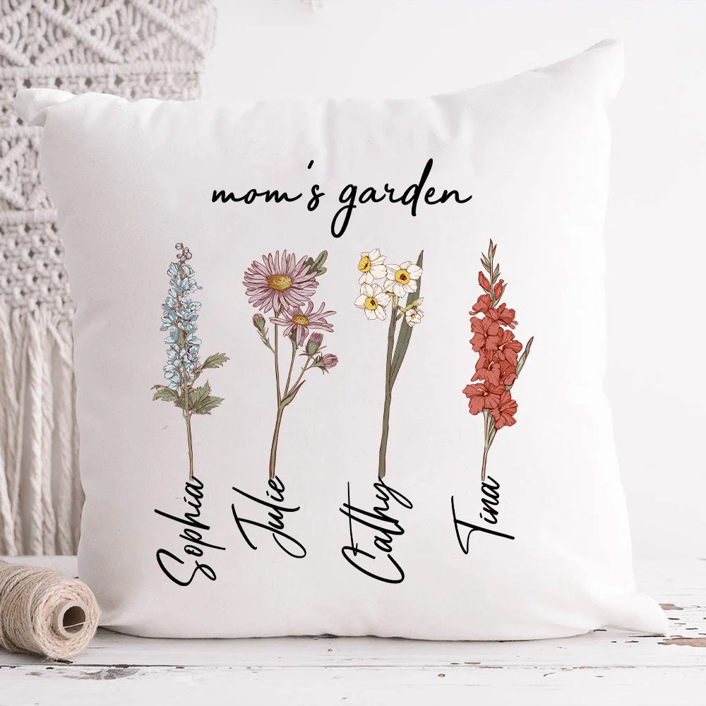 Mama's Garden is Her Children Customized Pillow Cushion