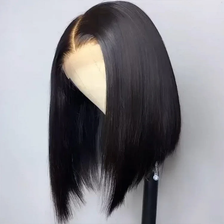 Melting! Glueless Straight Bob Wig Swiss HD Undetectable Lace 5x5 HD Lace Closure Wig