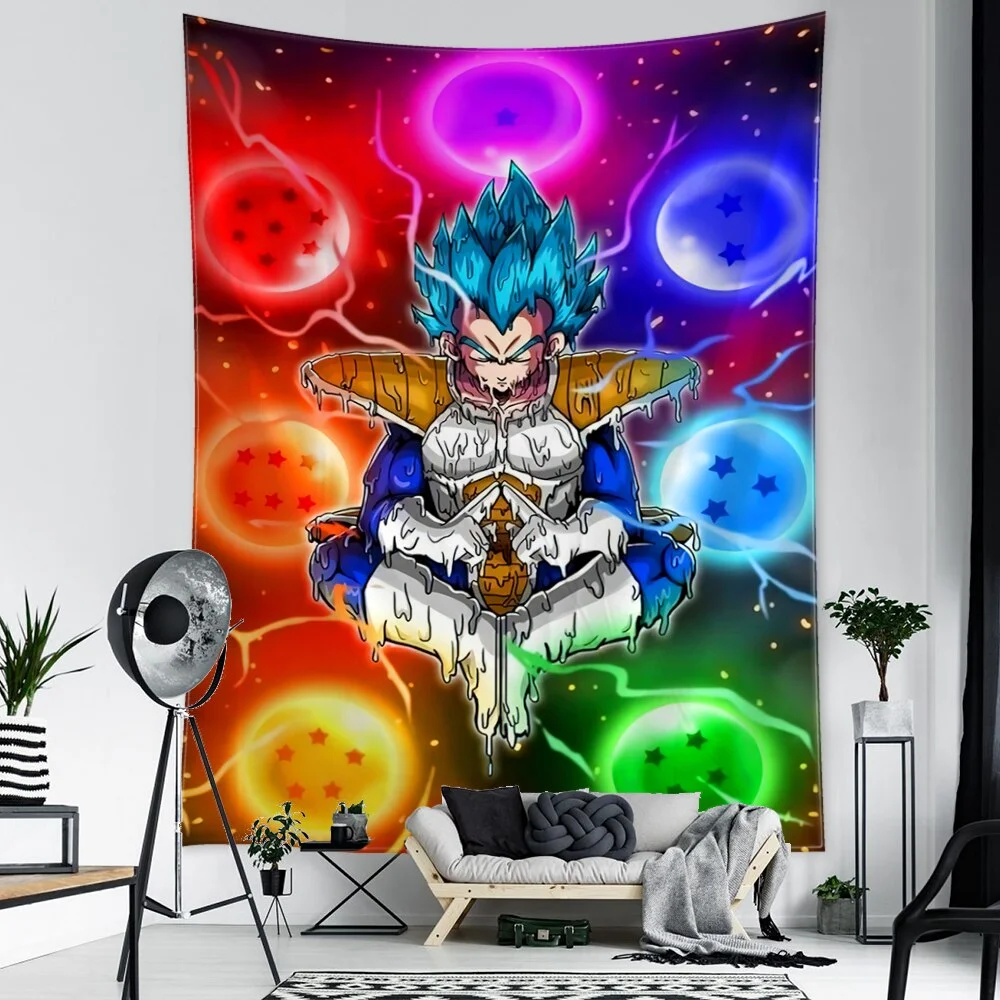 Cartoon Animal Character Tapestry Wall Hanging 3D Printing Psychedelic Witchcraft Mysterious Aesthetics Room Home Decor