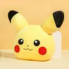 Licensed Head Pikachu Super Soft Short Plush Doll Pillow - Free Shipping - Pokemon [In Stock]