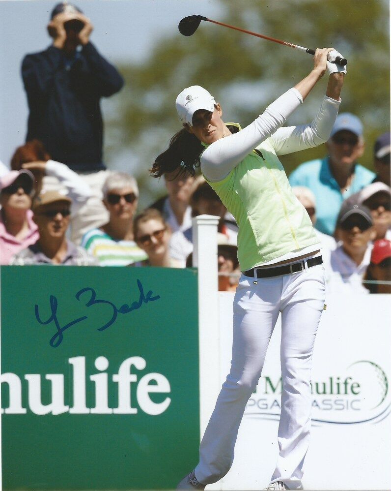 LPGA Laetitia Beck Autographed Signed 8x10 Photo Poster painting COA D