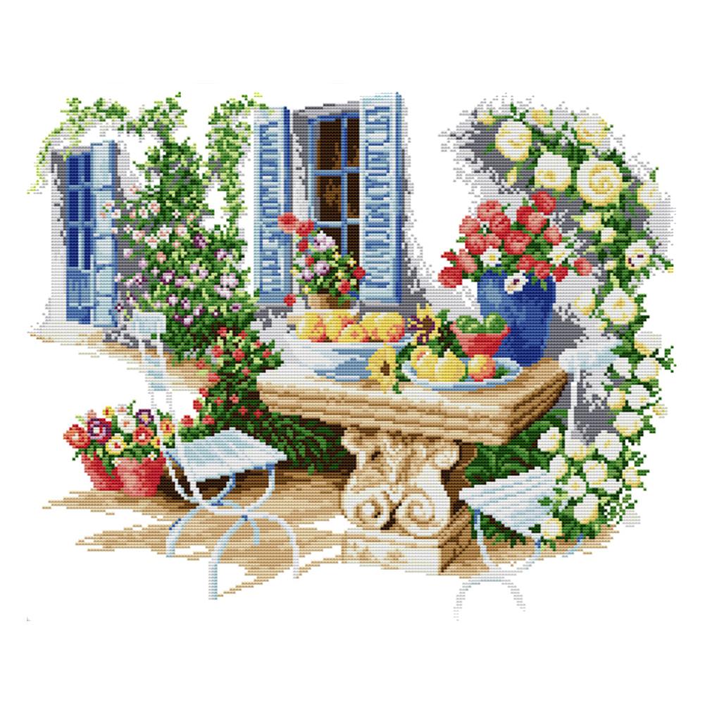 

Free Time - 14CT Stamped Cross Stitch - 49*41cm, 501 Original