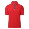 Men's Zipper Sports Polo