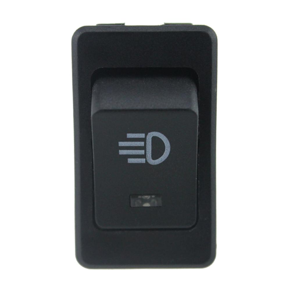

12V 35A 4 Pin Fog Light Rocker Switch with LED for Car Truck Dash, Red, 501 Original