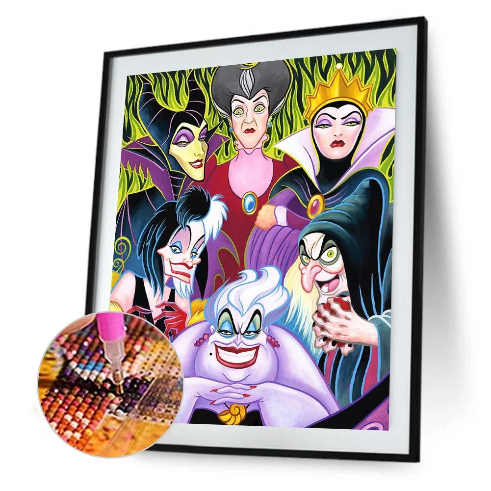 Diamond Painting - Full Round Drill - Evil Queen(30*40cm)