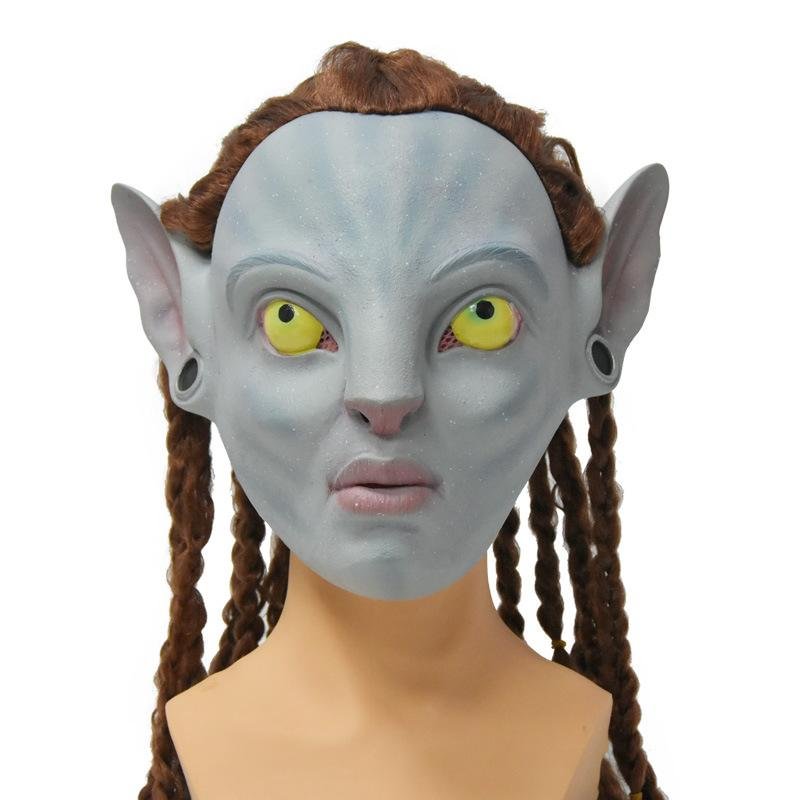 Avatar Movie Latex Headgear Halloween Cosplay Prop