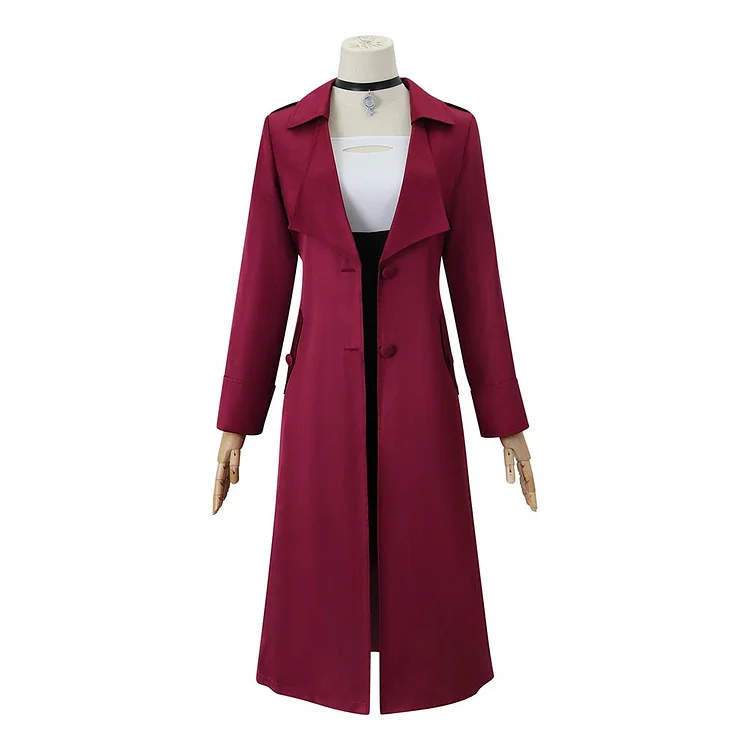 Metallic Rouge 2024 Redstar Rouge Red Jacket Set Outfits Cosplay Costume Halloween Carnival Suit