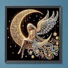 Moon Girl - Crystal Rhinestone Diamond Painting