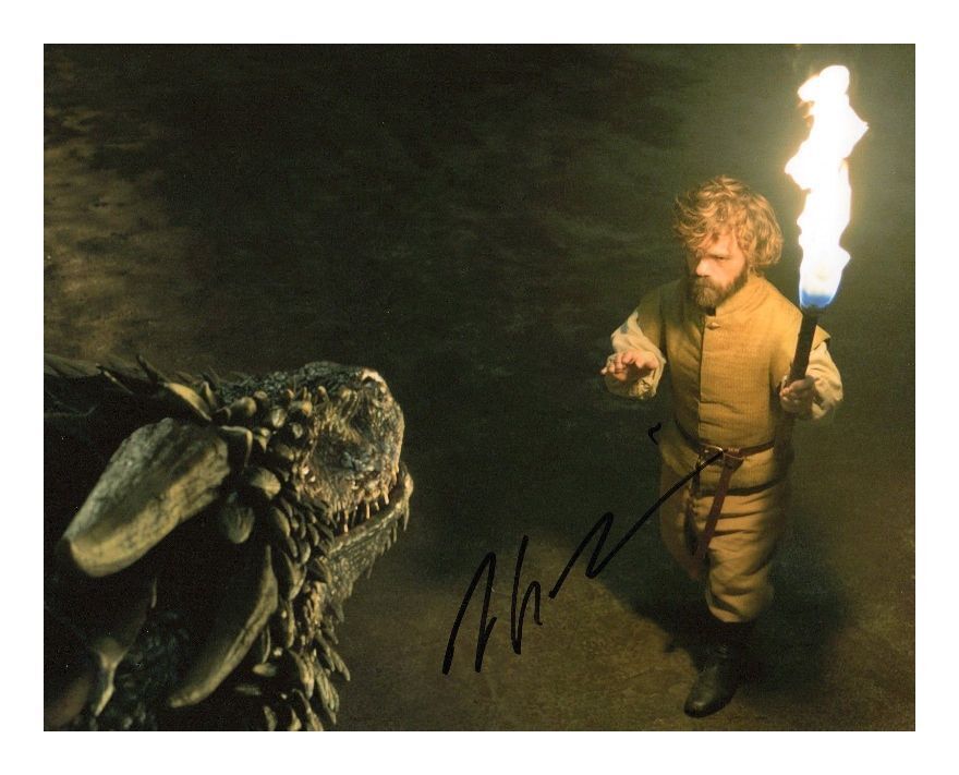 PETER DINKLAGE - GAME OF THRONES AUTOGRAPHED SIGNED A4 PP POSTER Photo Poster painting PRINT 2