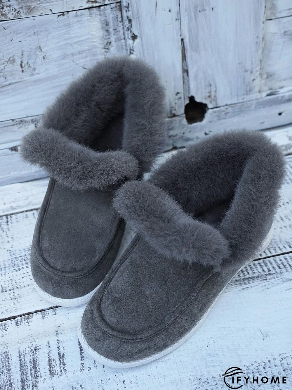 Split Joint Furry Boots | IFYHOME