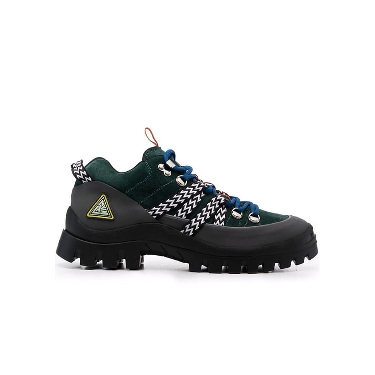 chunky-sole lace-up sneakers