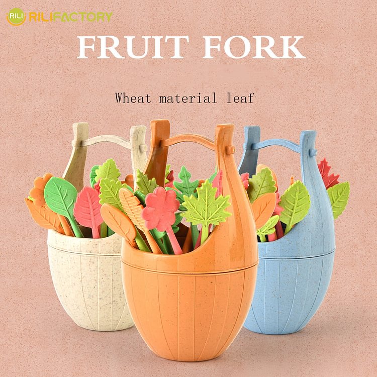 Leaf Bucket Fruit Fork Rilifactory