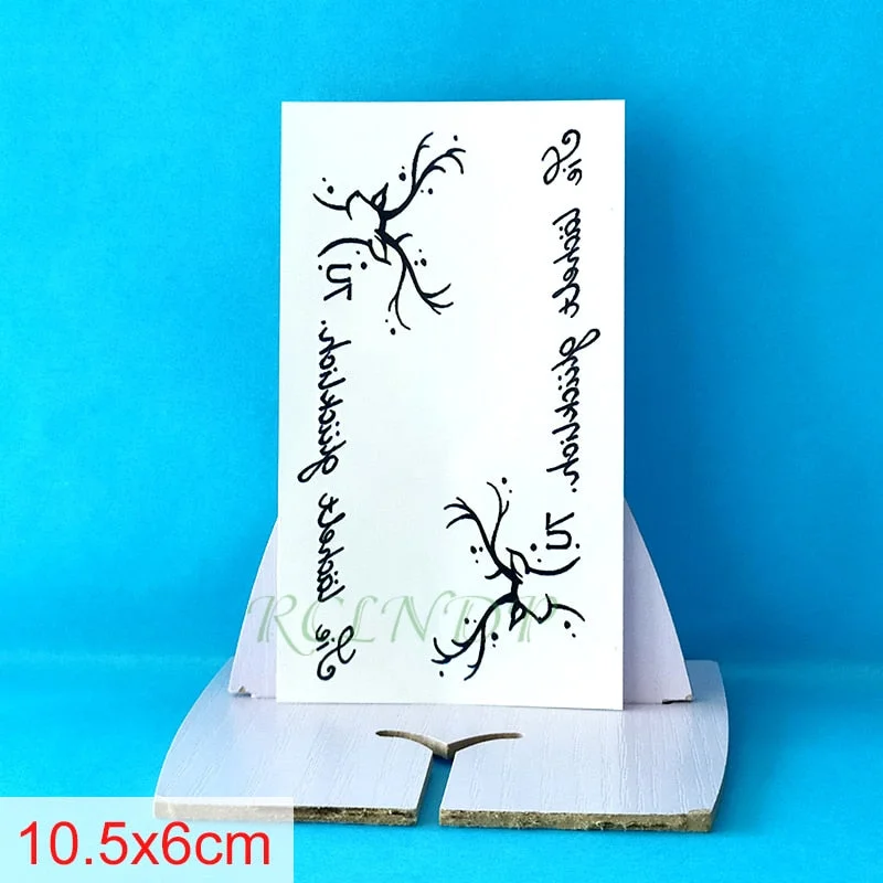 Waterproof Temporary Tattoo sticker movie Magic film school badge fake tatto flash tatoo for men women kids