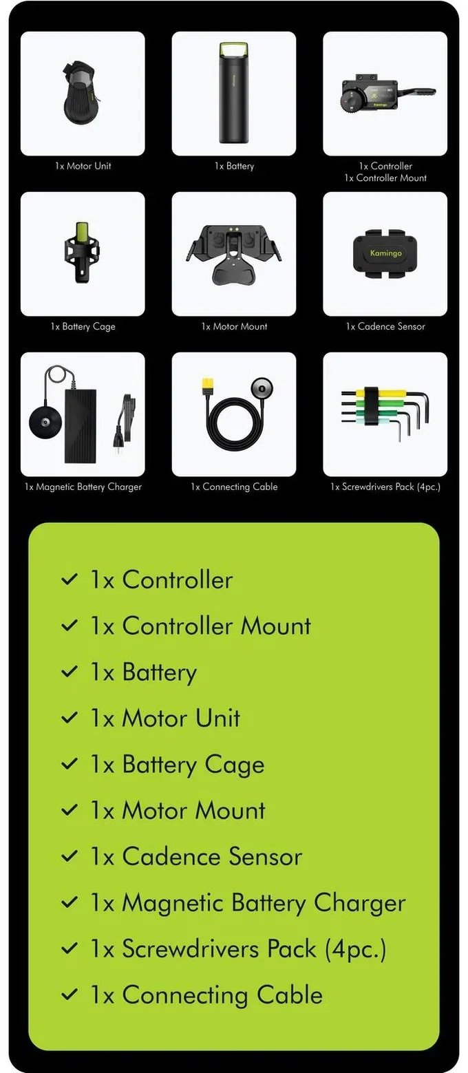 Превръща всеки велосипед в електрически велосипед с мощност 750 W за 10 секунди - ултралек, обхват 88 км, водоустойчив, незабавно зареждане