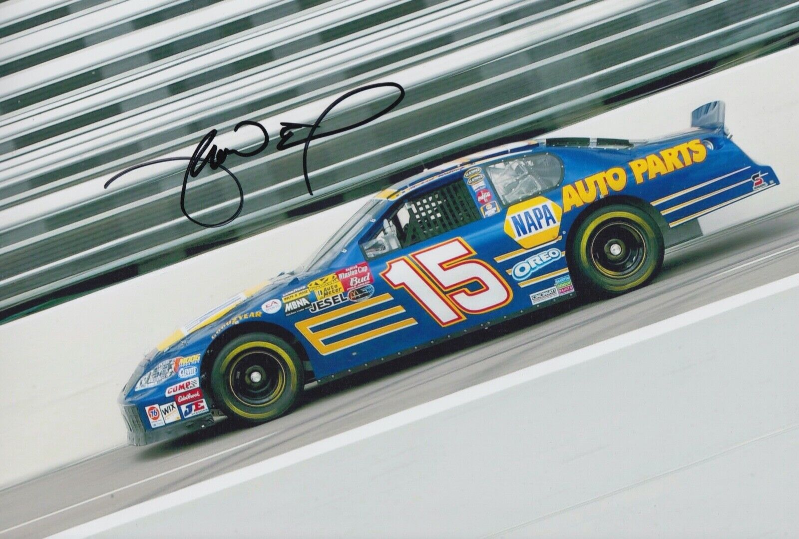 Michael Waltrip Hand Signed 12x8 Photo Poster painting Nascar Autograph 5