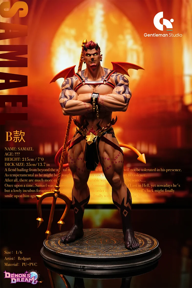 Gentleman 18 Studio - Original SAMAEL 1/6 Statue(GK) (Adult 18+)-