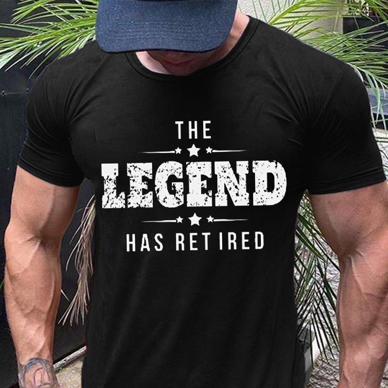 The Legend Has Retired Funny T-shirt ctolen