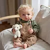 20" Reborn Baby Boy Doll with Blonde Hair,Toddler Boy Named Pherva - RBBI-Myrebornbabydoll&reg; Myrebornbabydoll&reg;