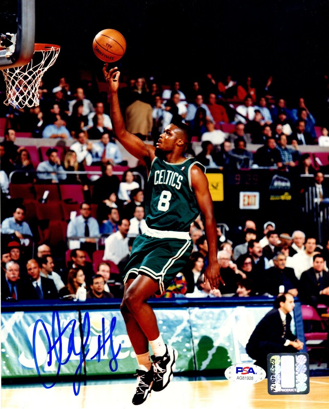 Antoine Walker autographed signed 8x10 NBA Photo Poster painting Boston Celtics PSA COA