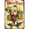 WWII German Gunner Girl - Metal Tin Signs(8*12Inch/12*16Inch)
