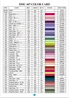 Diamond Painting Full Range 447 DMC Diamond Color Card Rhinestone Color Identification Card Square / Round Diamond