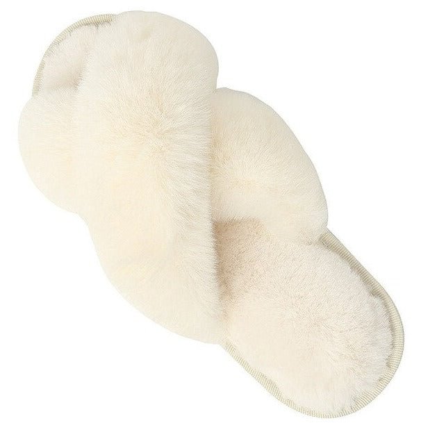 Faux Fur Slides