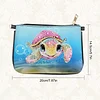DIY Turtle Special Shaped Diamond Painting Leather Crossbody Bags Chain Clutch Kit