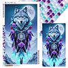 (40*70cm)Wolf - Full Round Drill Diamond Painting