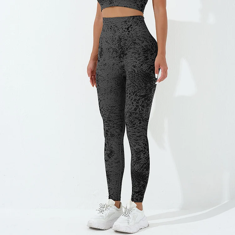 PASUXI New Trendy Girls Seamless Tight Leggings Women Running Tie Dye Yoga Pants Sports Casual Wears Tracksuits huanwei