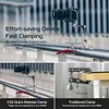 F22 Quick Release Clamp Kit, Super Clamp Camera Clamp Mount with 1/4 and 3/8 Screw Holes for Expansion, Strong Clamping Force, Fast Design