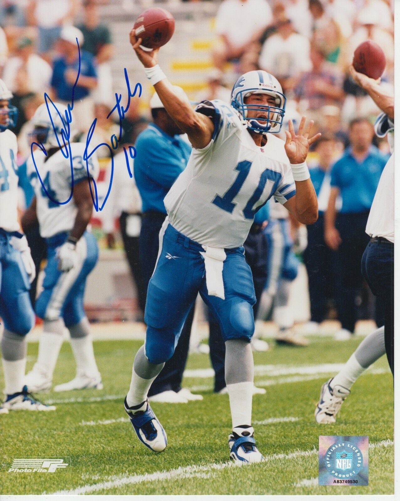 Charlie Batch #1 8x10 Signed Photo Poster painting w/ COA Detroit Lions -