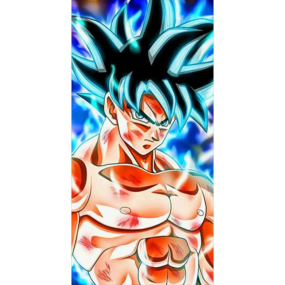 Big Size Round Diamond Painting - Cartoon Character(45*85cm)