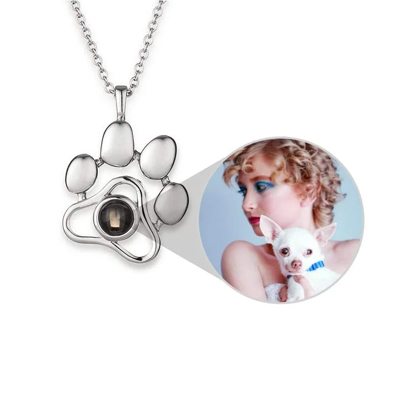 Personalized Dog Paw Necklace