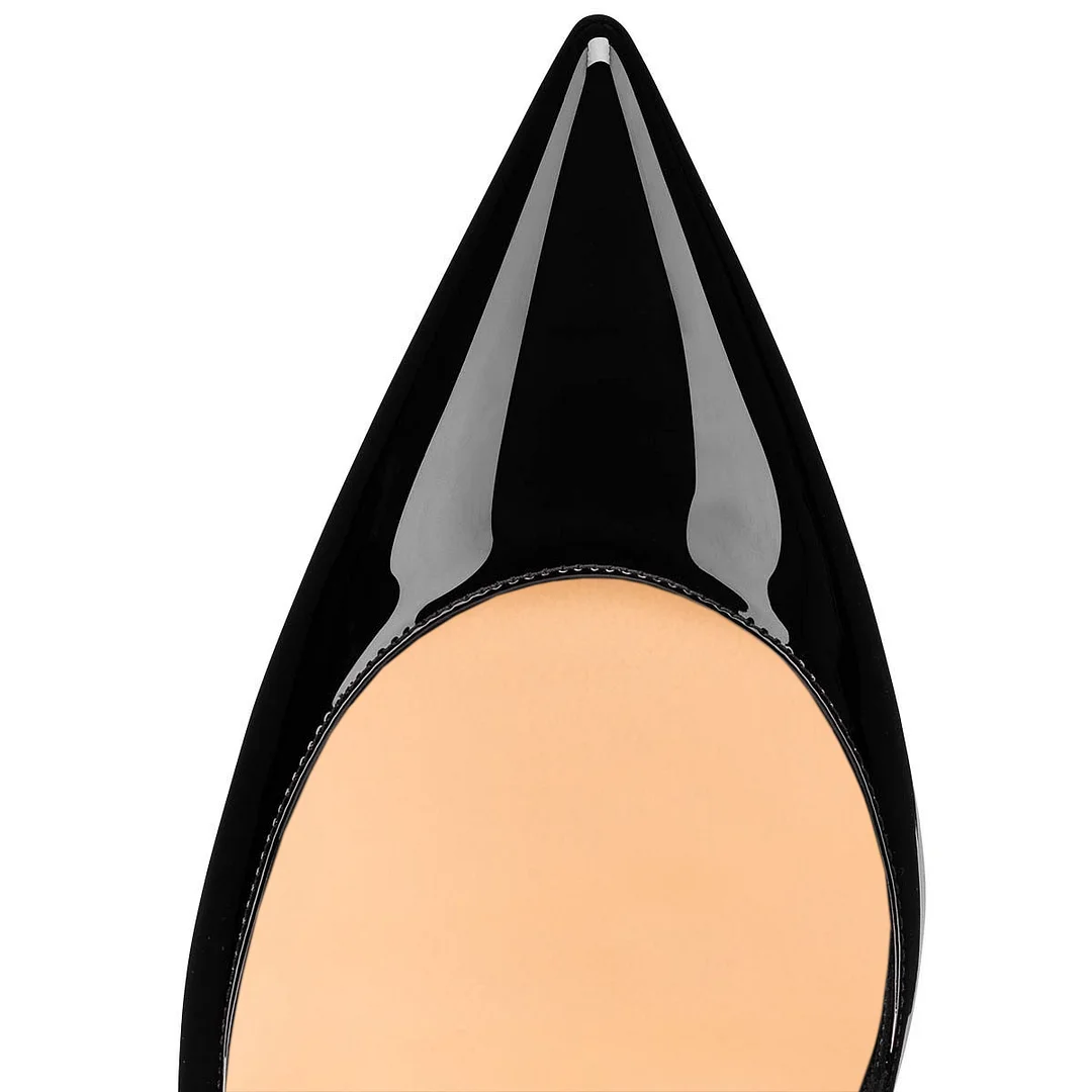 3.94" Women's Curved Design Slingback Heel Pointed Toe Hot Chick Sling Red Red Bottom Pumps-MERUMOTE