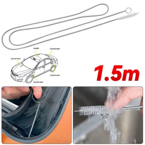 Dronehint 2Pcs Car Parts Auto Drain Dredge Sunroof Cleaning Scrub Brush Tool Accessories  (For: GMC) Parts