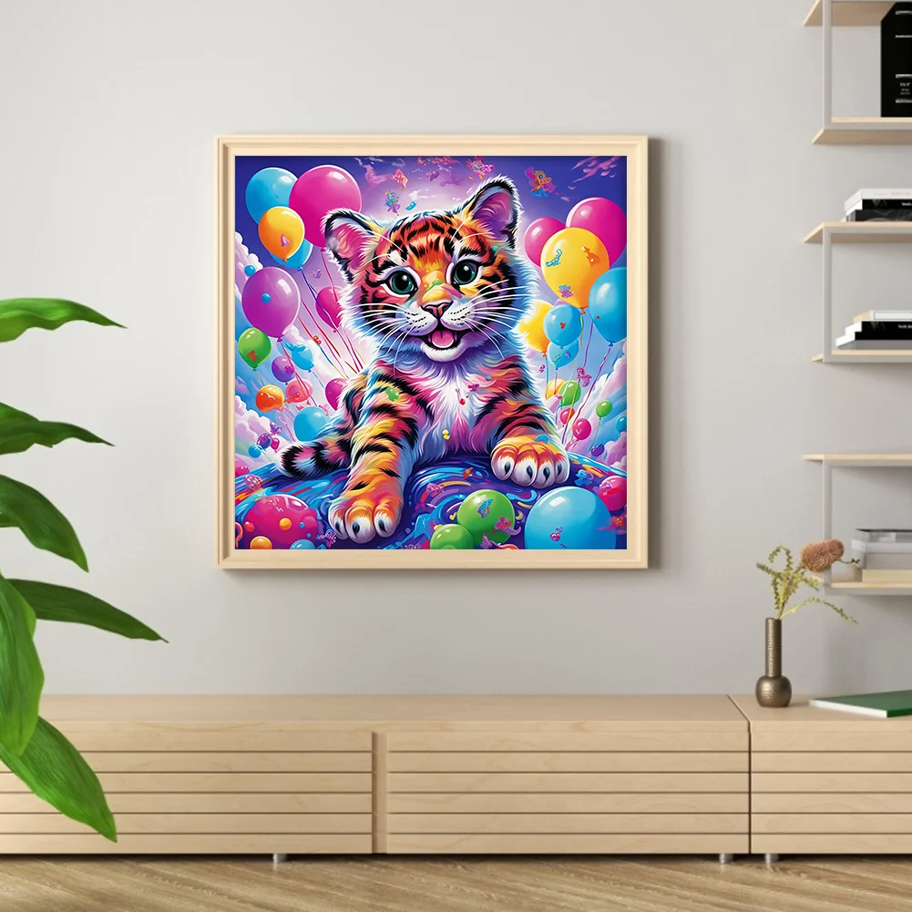 Diamond Painting - Full Round Drill - Tiger(Canvas|30*30cm)