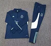 2023/2024 Ajax Half-Pull Training Suit Royal blue Football Shirt 1:1 Thai Quality Set