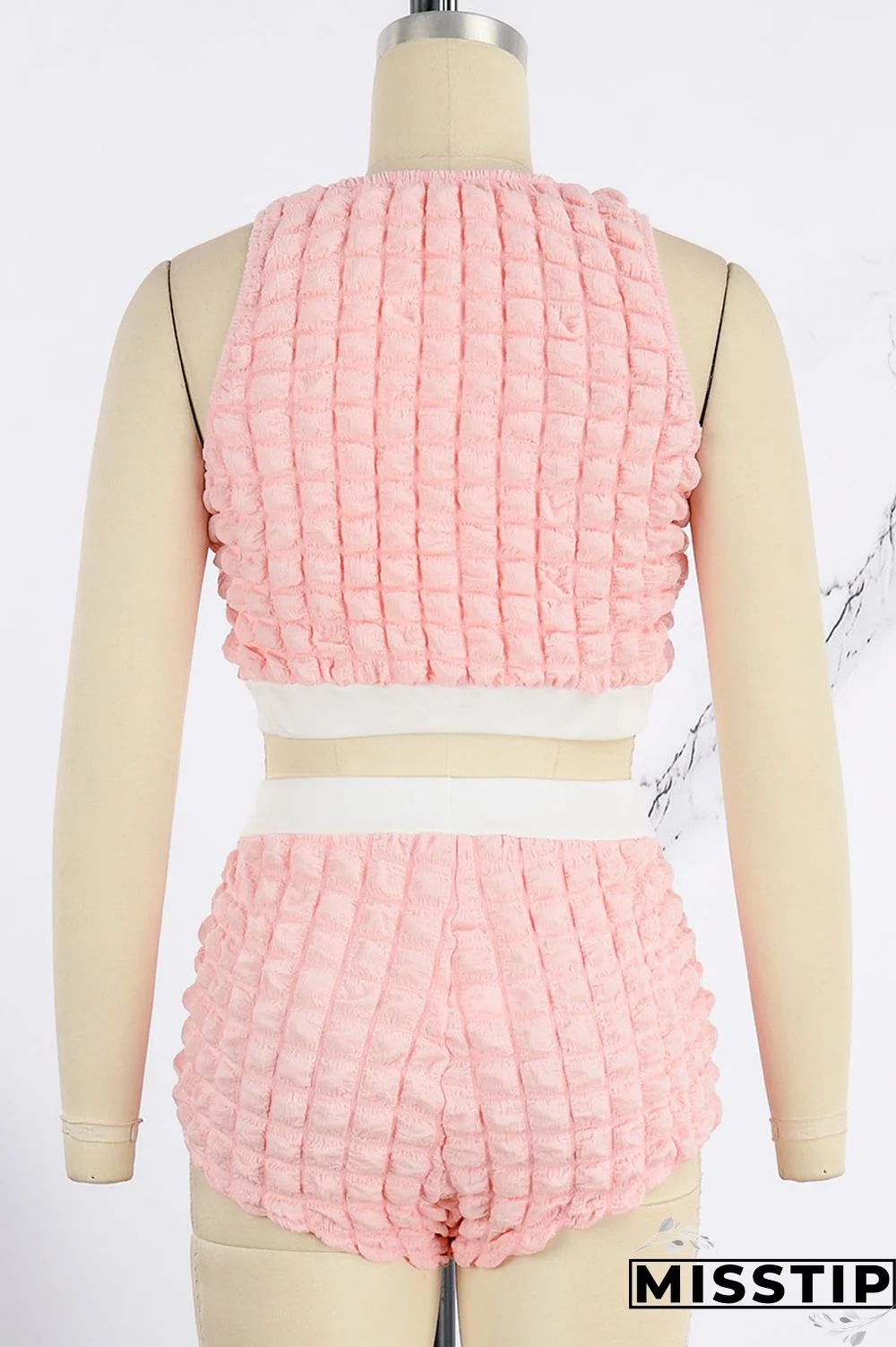 Black Sexy Solid Patchwork Spaghetti Strap Sleeveless Two Pieces