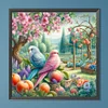 Fleurs Et Oiseaux-Drill Rond Peinture Diamant-40*40CM