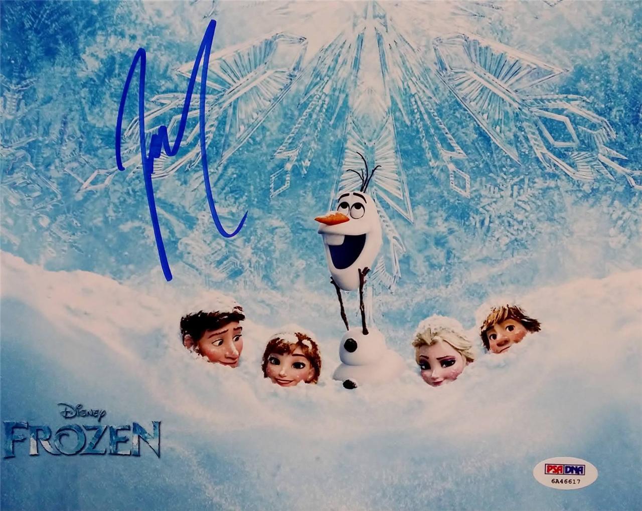 Josh Gad Olaf Signed Disney Frozen 8x10 Photo Poster painting ITP PSA Pic Proof D