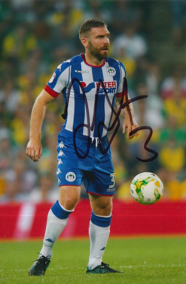 WIGAN ATHLETIC HAND SIGNED JAKE BUXTON 6X4 Photo Poster painting 1.