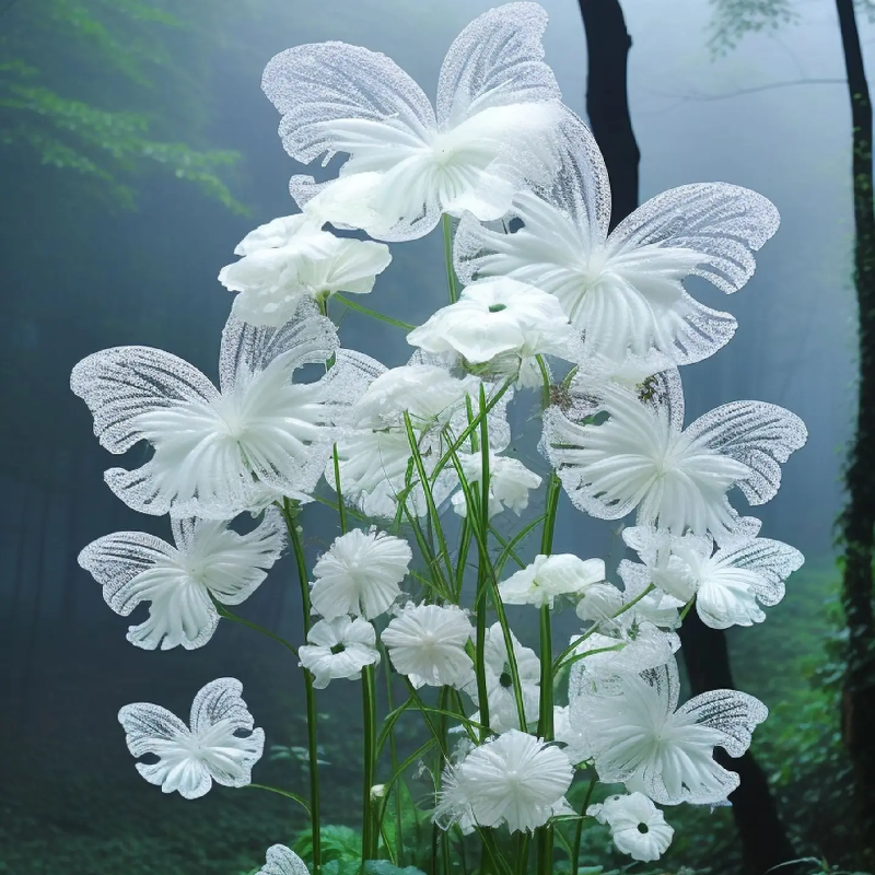 White Butterfly Flower Seeds-Amazing Angel Butterfly Plant🔥