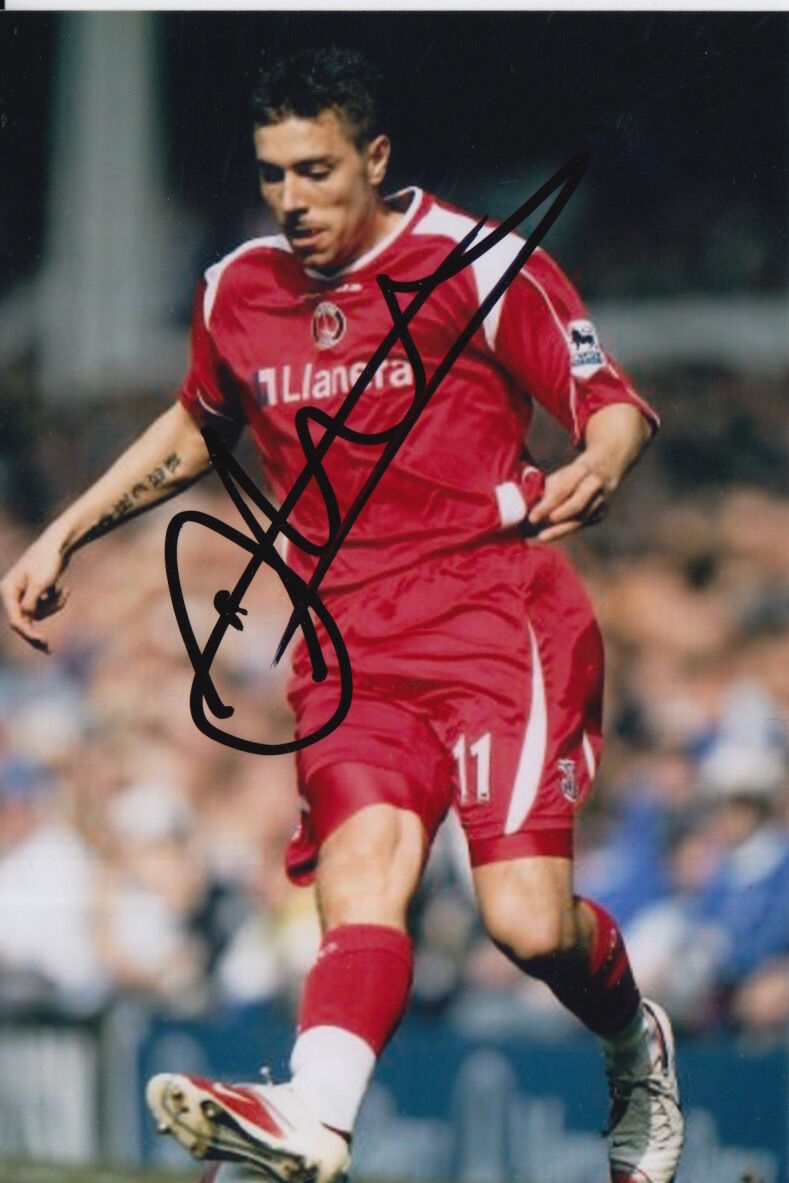 CHARLTON ATHLETIC HAND SIGNED DARREN AMBROSE 6X4 Photo Poster painting 1.